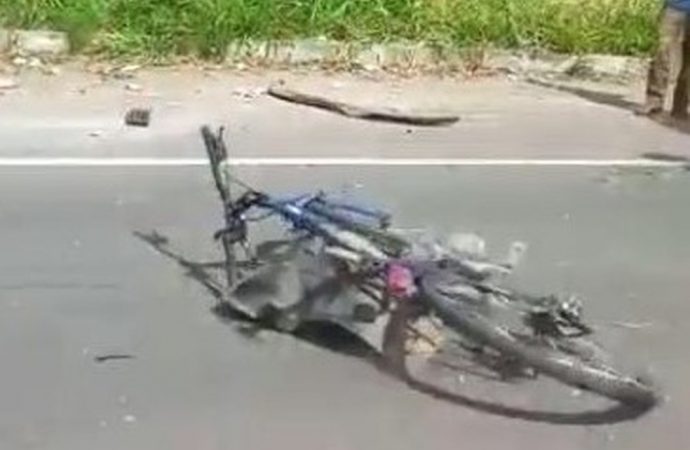 Ciclista morre atropelado por carro na RJ-145