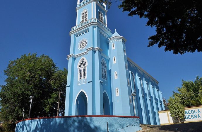 Capela de Nossa Senhora das Graças, erguida no morro de Santo Antônio