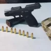 PM apreende granada, pistola e munições em Volta Redonda