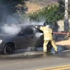 Veículo de morador de Volta Redonda pega fogo em Valença