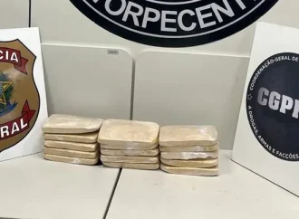 Cães farejadores encontram 15 kg de cocaína dentro do ônibus em Piraí