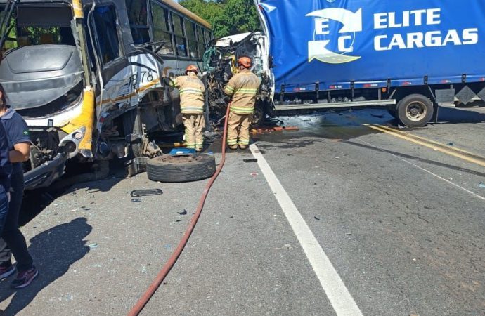 Acidente na BR-393 em Paraíba do Sul deixa vítimas