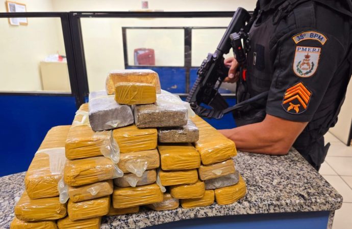 Apreensão de drogas na Rodoviária de Sapucaia