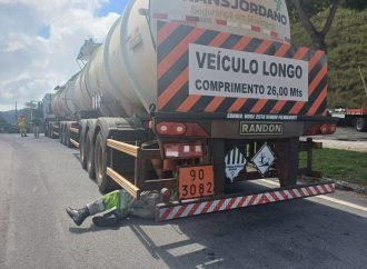 PRF flagra transporte de biodiesel sem freios na Serra das Araras