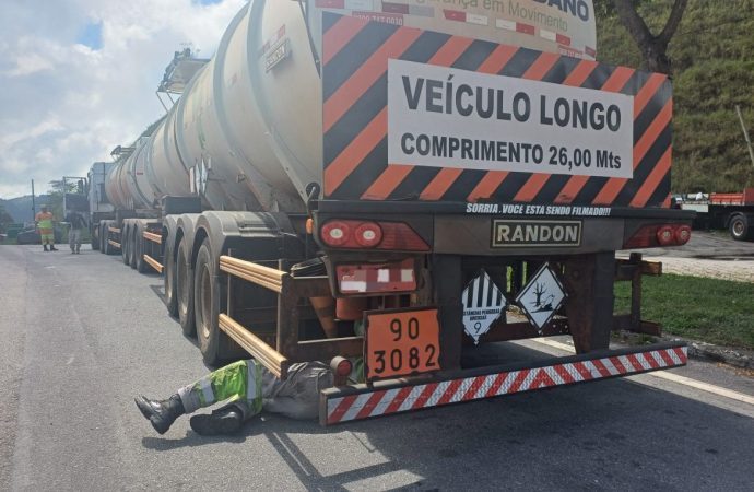 PRF flagra transporte de biodiesel sem freios na Serra das Araras
