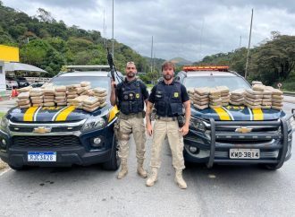 PRF apreende 150 tabletes de maconha na BR-040, em Três Rios