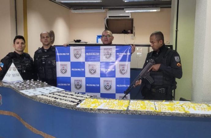Polícia apreende drogas em Paraíba do Sul