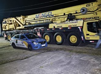 Guindaste irregular é apreendido pelo CPRv de Piraí