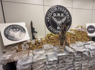 PF prende caminhoneiro com cerca de uma tonelada de maconha e um fuzil na Dutra, em Piraí