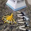 Drogas são apreendidas em terreno baldio durante ação da PM em Paraíba do Sul