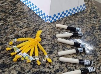 Drogas são apreendidas em terreno baldio durante ação da PM em Paraíba do Sul