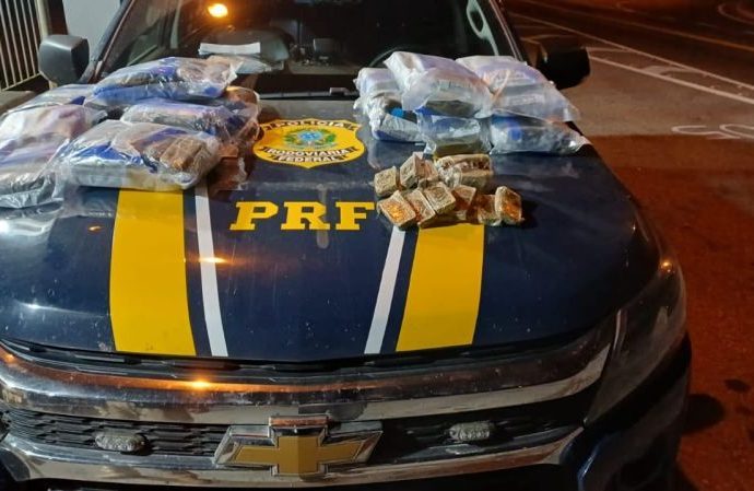 Motorista é preso com cerca de 32 quilos de haxixe durante fiscalização na BR-393, em Paraíba do Sul