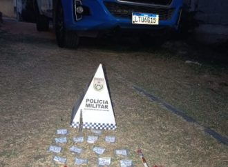 PM apreende drogas abandonadas durante patrulhamento em Paraíba do Sul